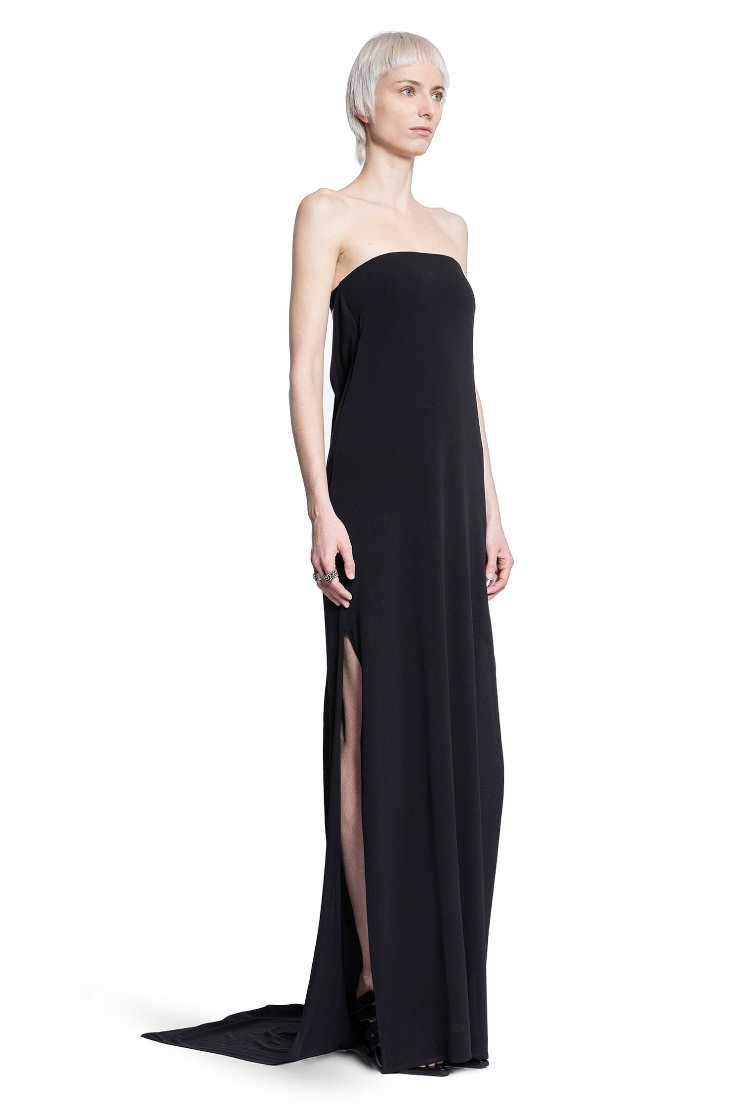 ANN DEMEULEMEESTER WOMAN BLACK DRESSES - 2