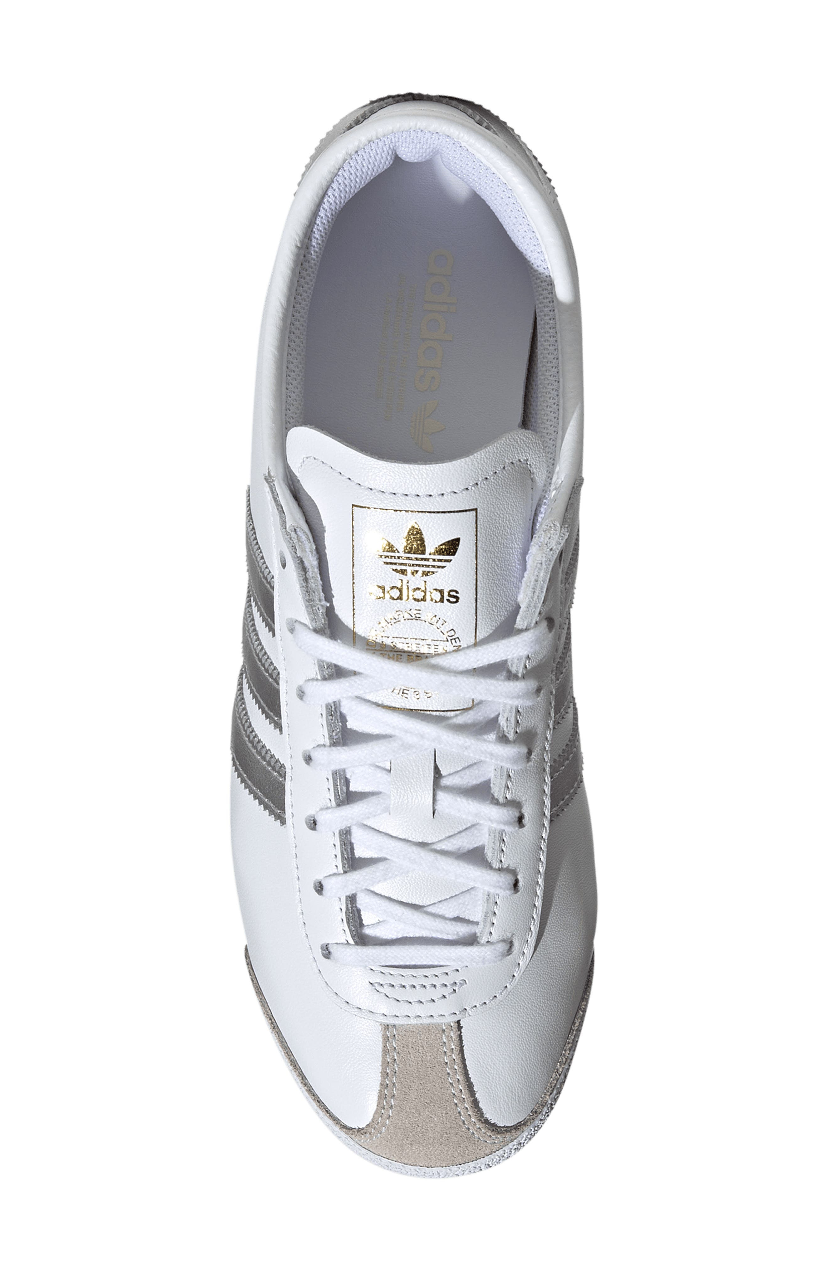 adidas Italia 70s Shoe in White/Silver Met/Cream White at Nordstrom - 4