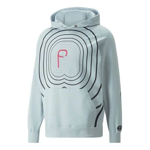 PUMA x PRONOUNCE Crossover Casual Sports Breathable Long Sleeves Couple Style Light Blue 534031-73 - 1