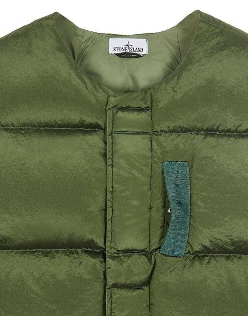 G1019 NYLON METAL IN ECONYL® REGENERATED NYLON DOWN OLIVE GREEN 3