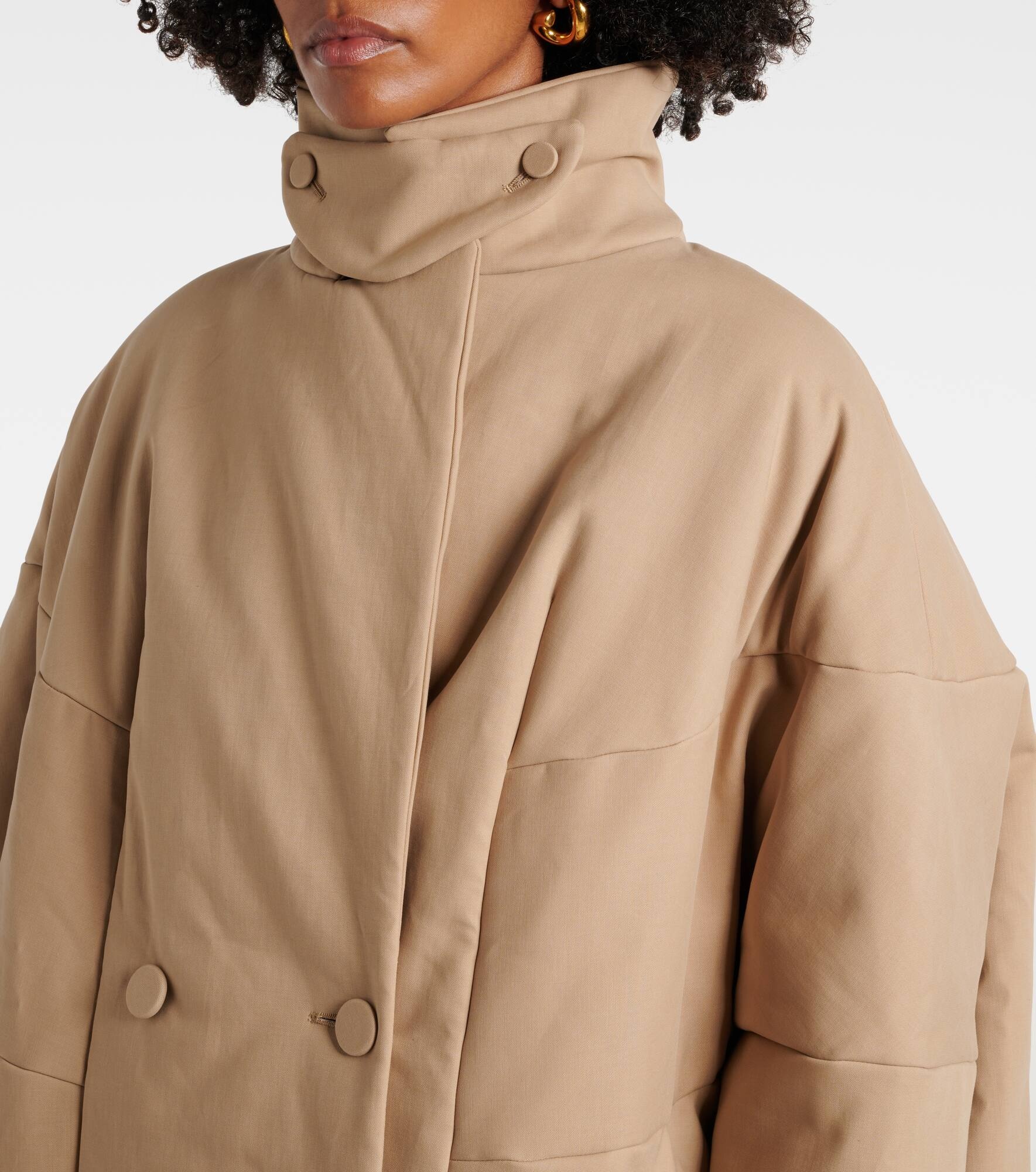 Cotton-blend coat - 4