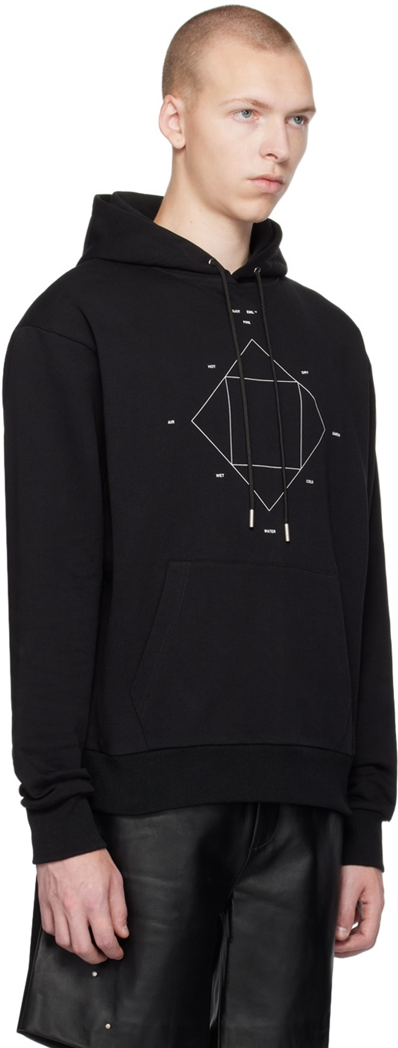 HELIOT EMIL™ Black Diorite Hoodie outlook