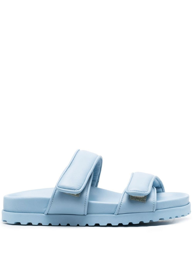 side touch-strap fastening sandals 1