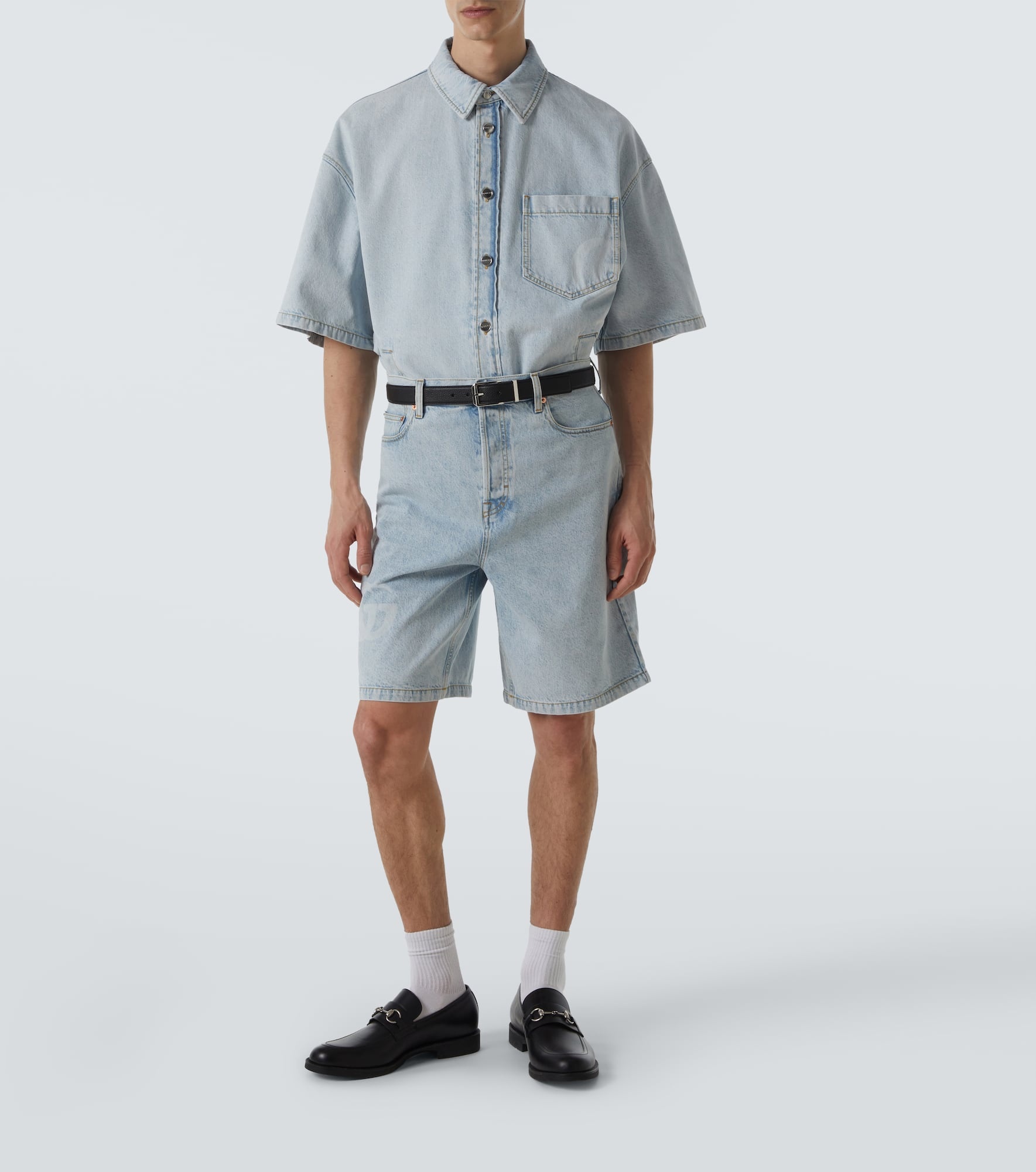 GG denim Bermuda shorts - 2