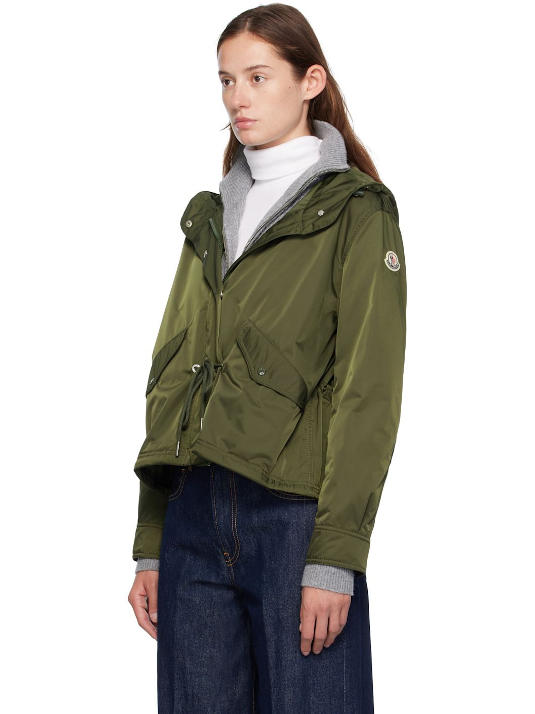 Green Noizay Hooded Parka Jacket - 4