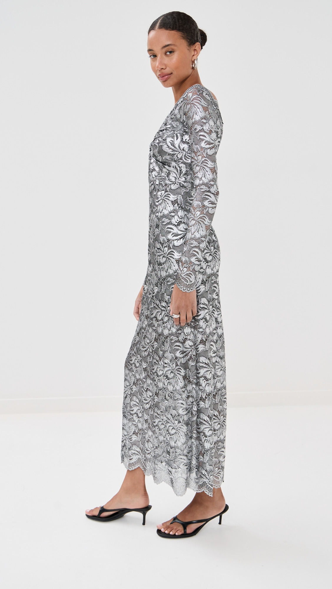 Long Lace Dress - 4