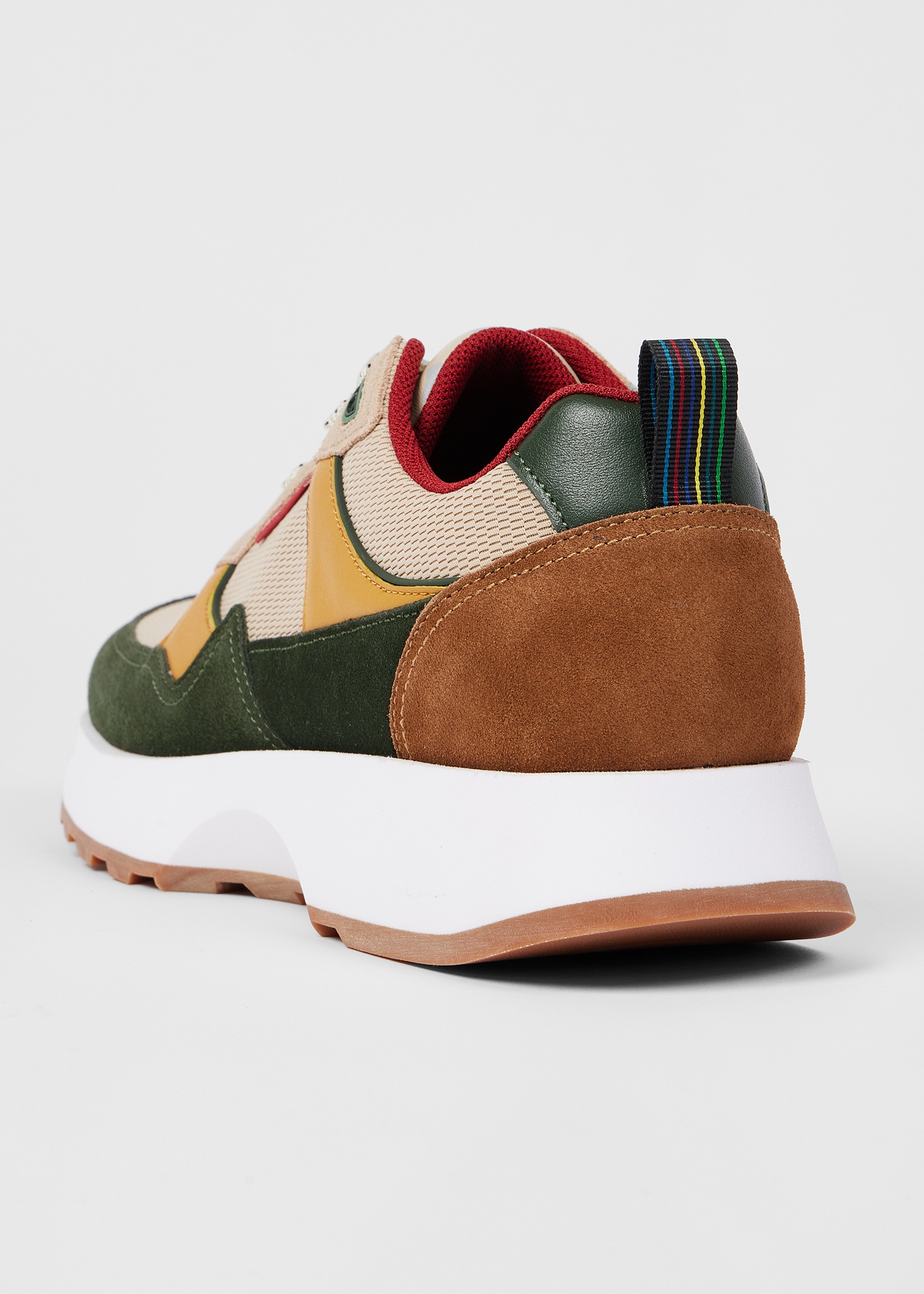 Khaki 'Belair' Trainers - 5