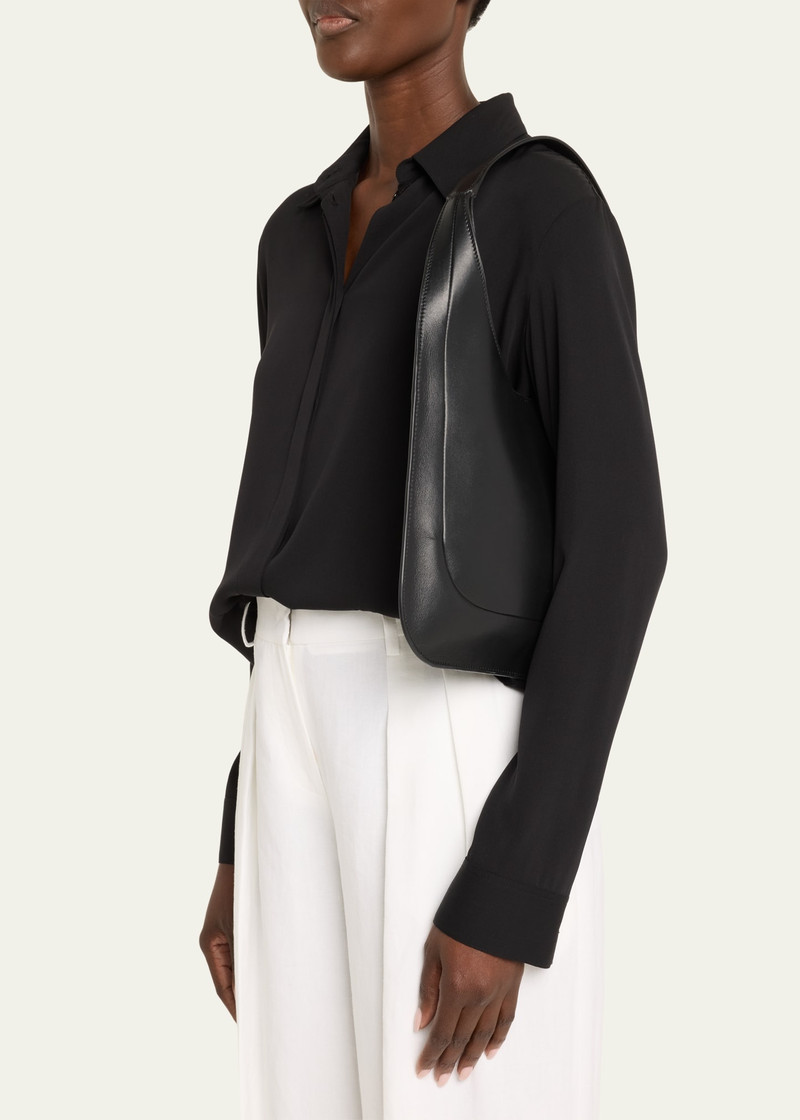 AESTHER EKME Midi Leather Hobo Bag outlook