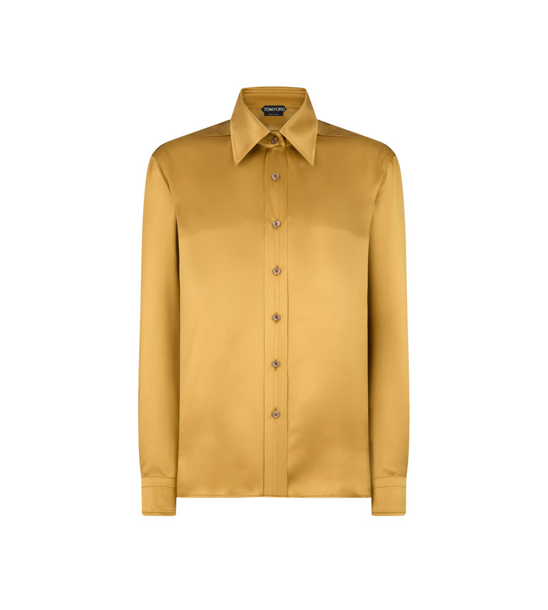 FLUID CHARMEUSE SILK SHIRT 1