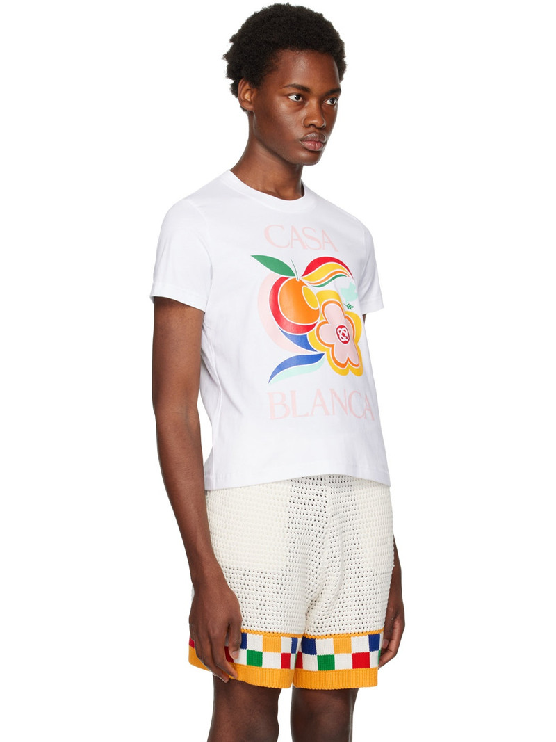 White 'Le Pouvoir Des Fleurs' T-Shirt 2