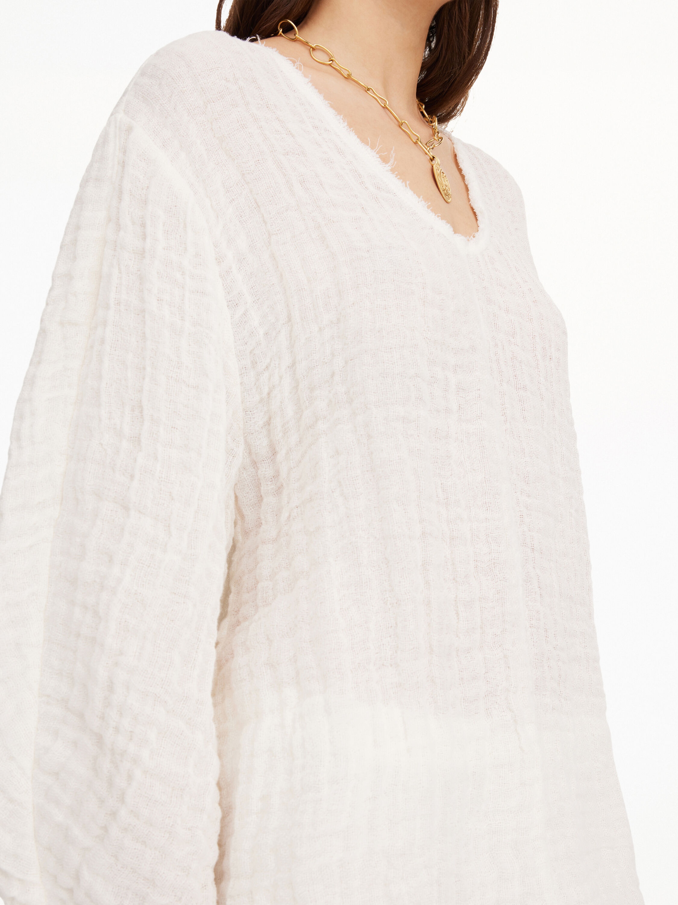 Mikala organic linen blouse - 4