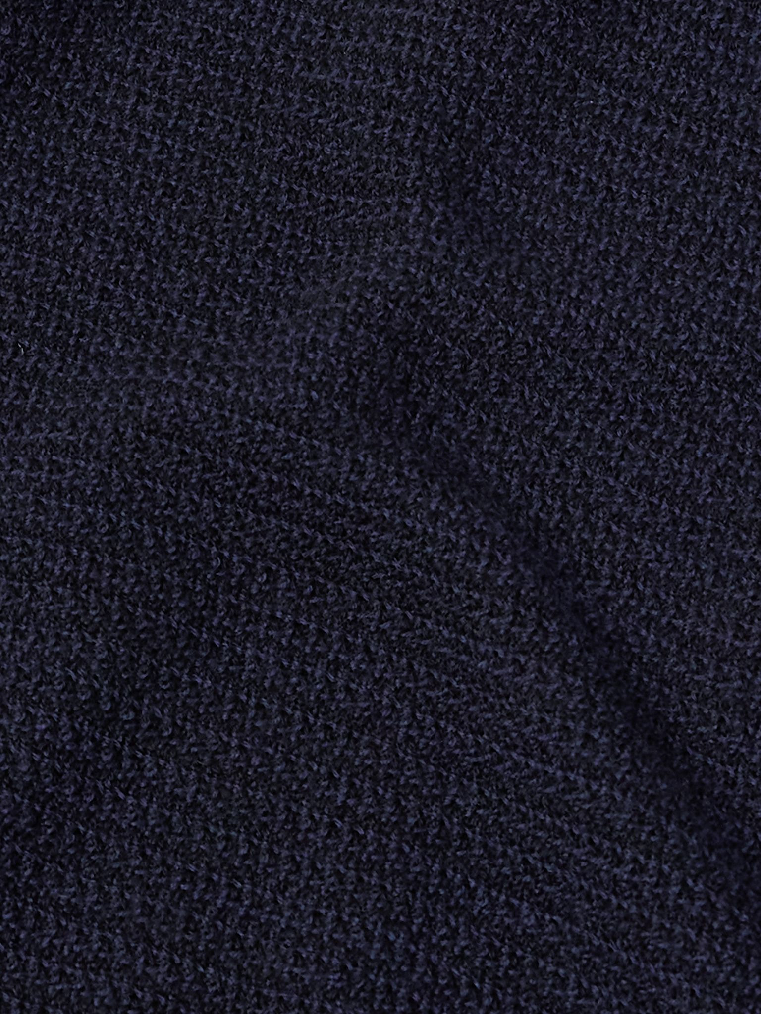 Slim-Fit Waffle-Knit Wool Polo Shirt Navy - 5