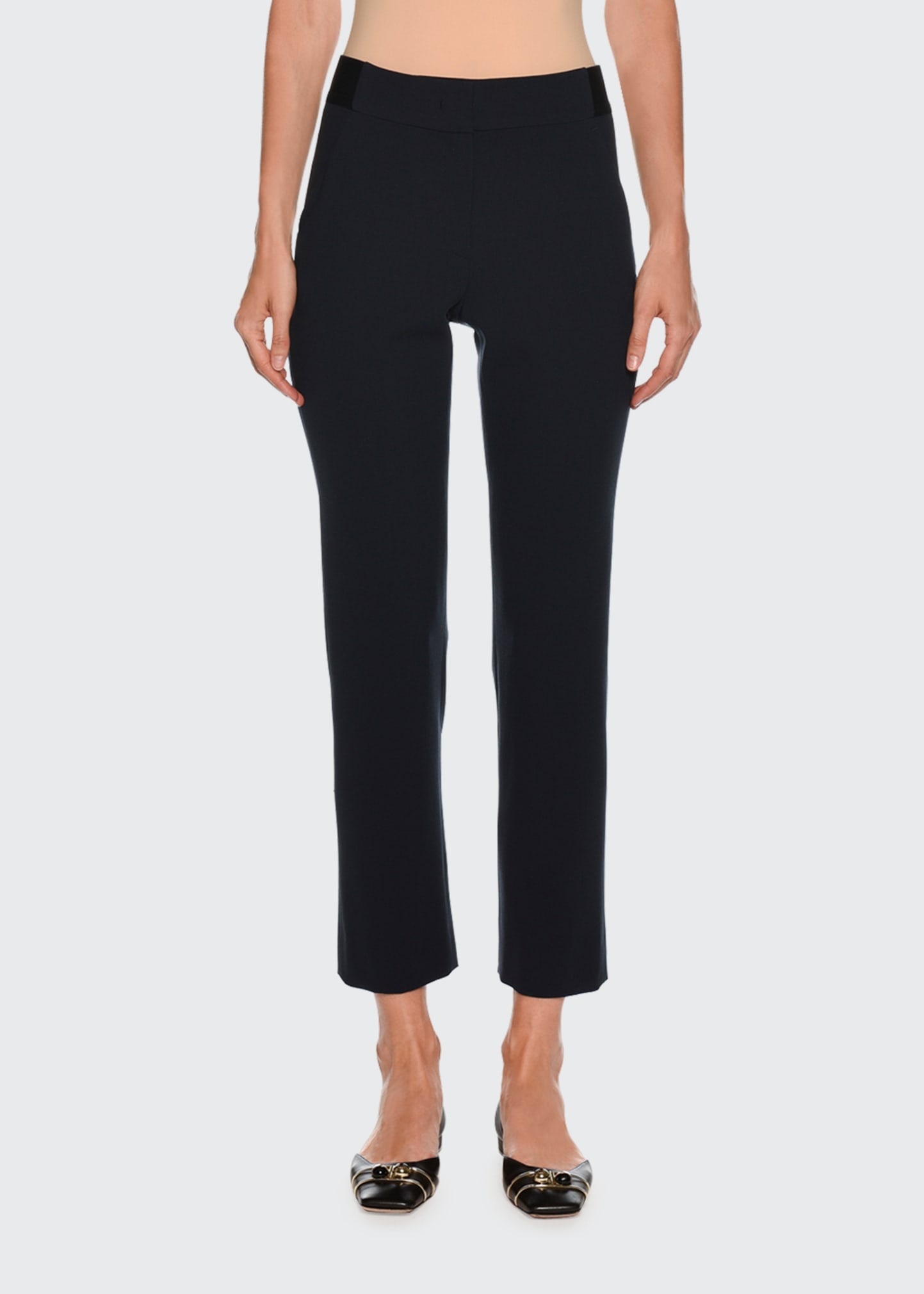 Straight-Leg Ankle Wool Pants - 1