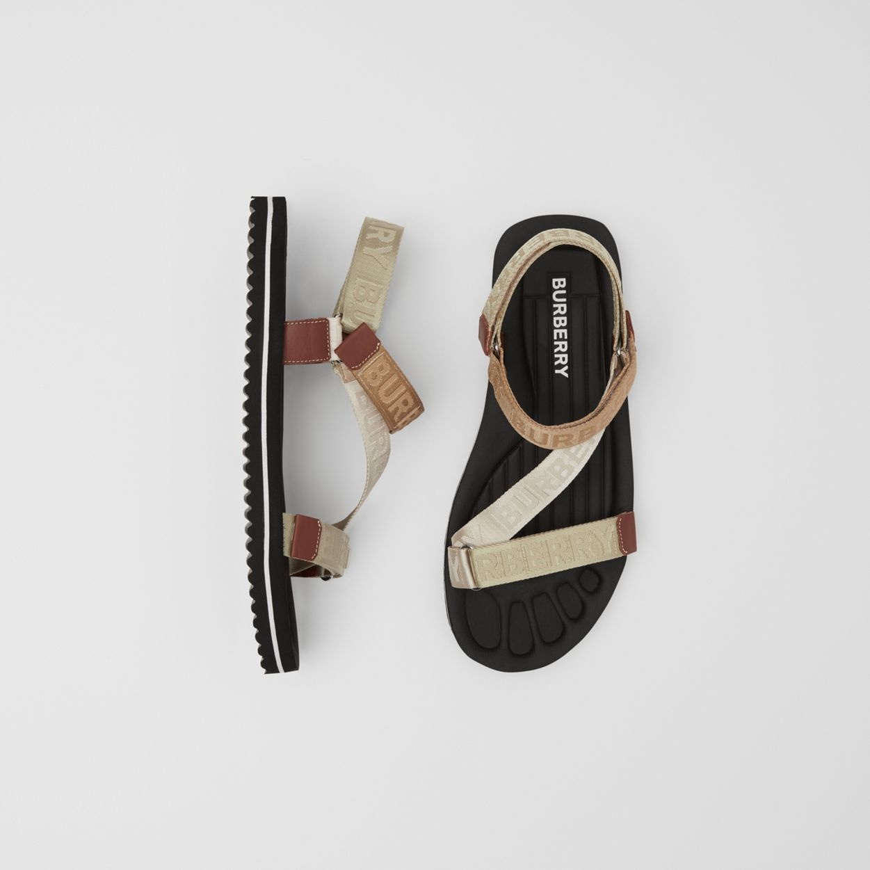 Logo Jacquard Sandals - 2