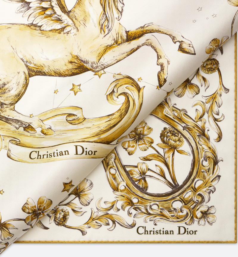 Dior Dior Pegasus 70 Square Scarf outlook