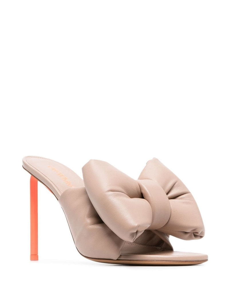 Off-White Allen 110mm oversize-bow sandals outlook