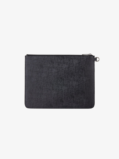 Givenchy GIVENCHY large pouch in coated canvas outlook