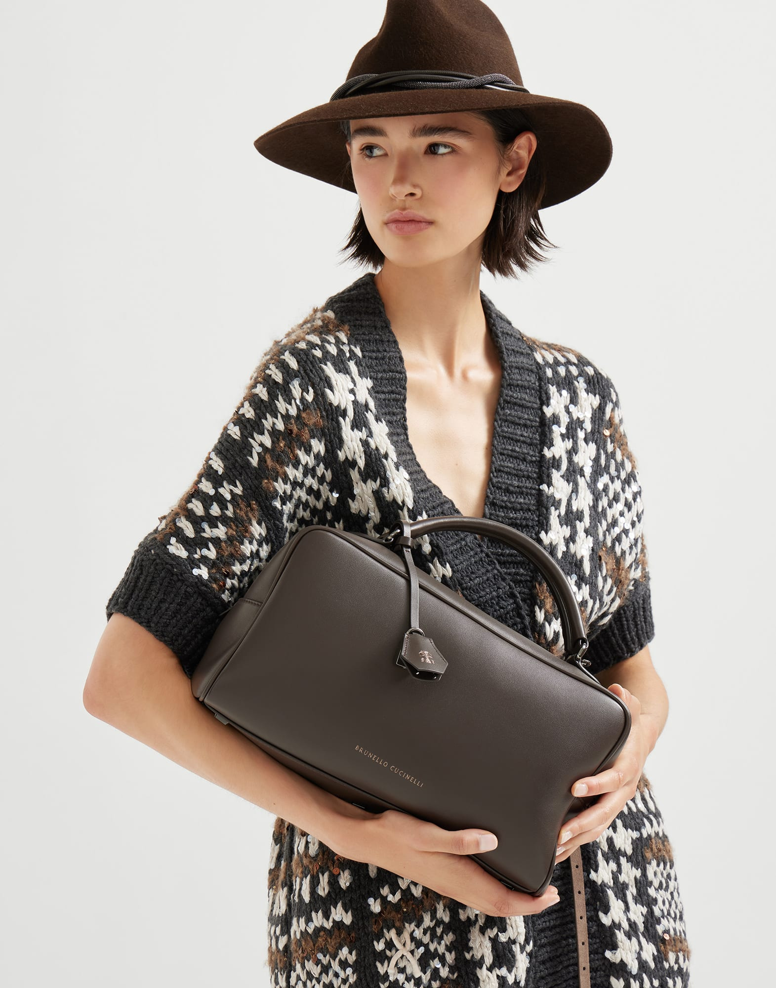 Explorer Boston bag in glossy nappa leather - 4