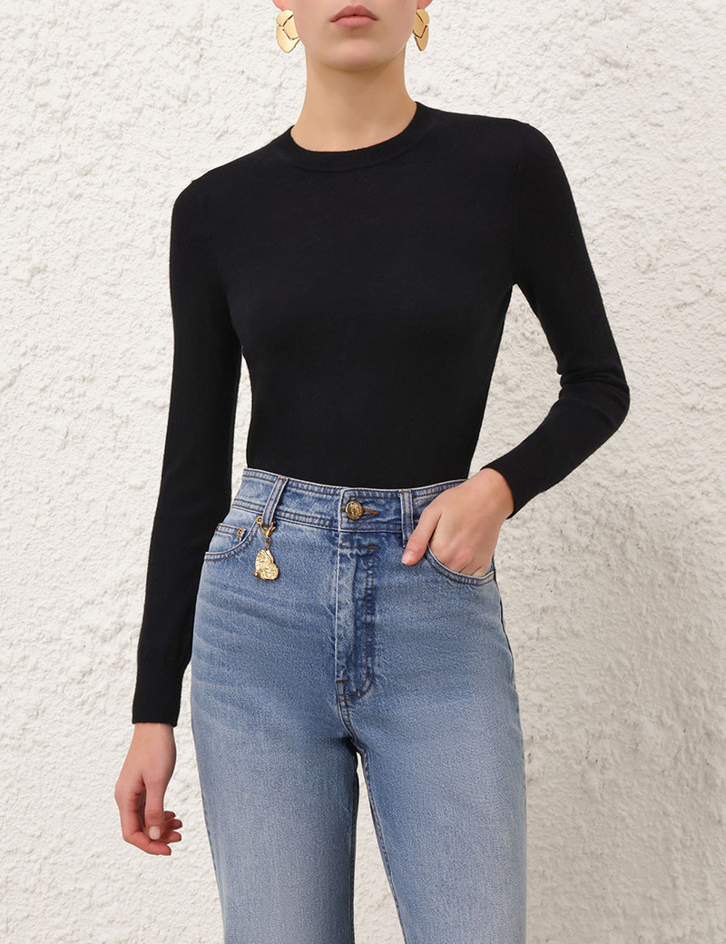 Zimmermann CLASSIC CREW NECK SWEATER outlook