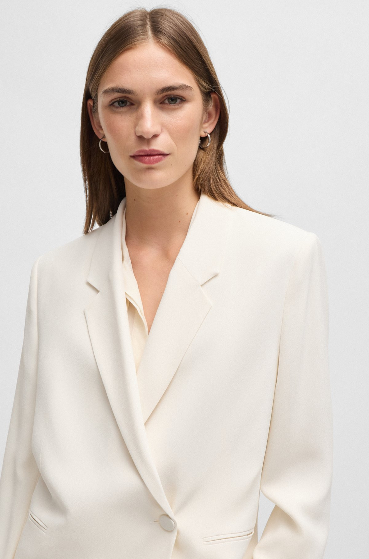 RELAXED-FIT JACKET WITH FEATURE BUTTON - 5