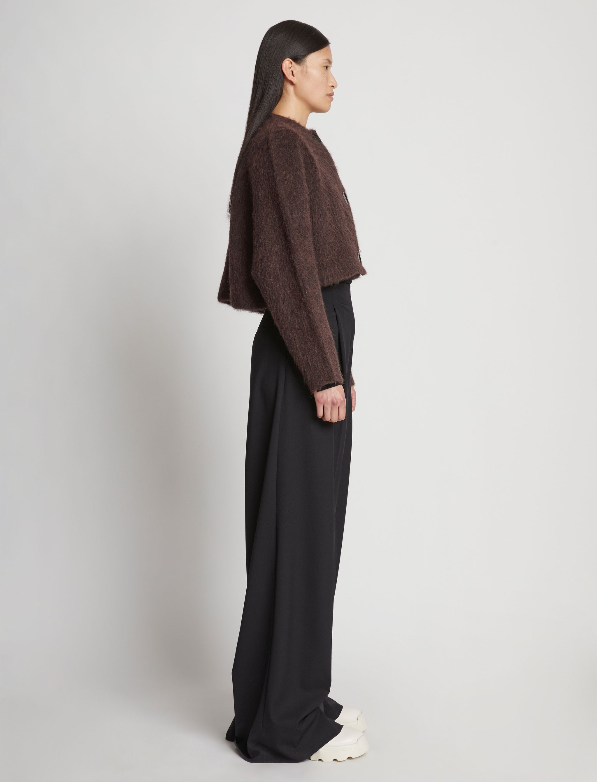 Double Face Alpaca Cardigan - 5