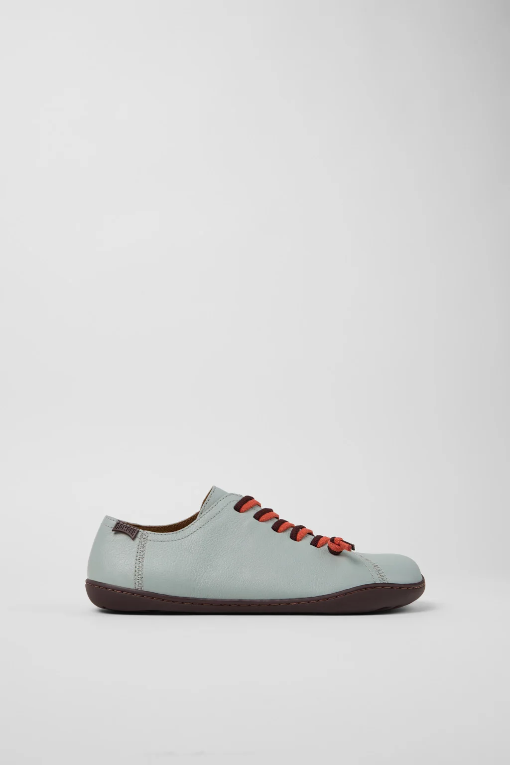 Twins Gray Leather Shoes for Women. - 1
