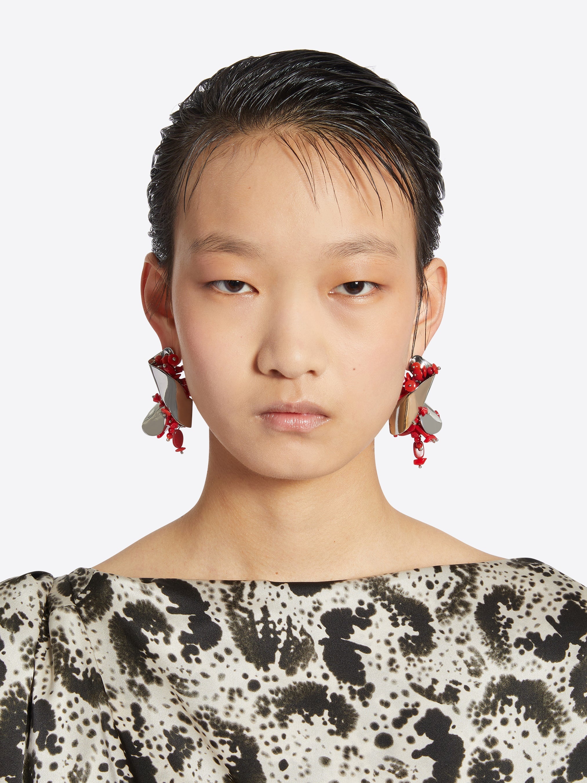 EMBROIDERED EARRINGS - 4