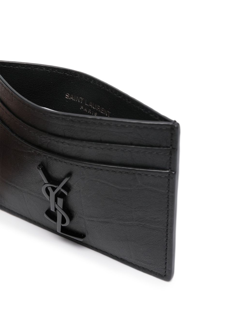 Monogram logo plaque cardholder - 3