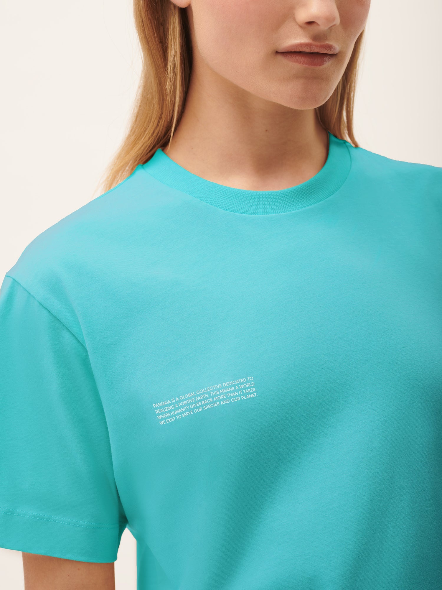 Womens 365 Midweight T-shirt - Ocean Turquoise - 3