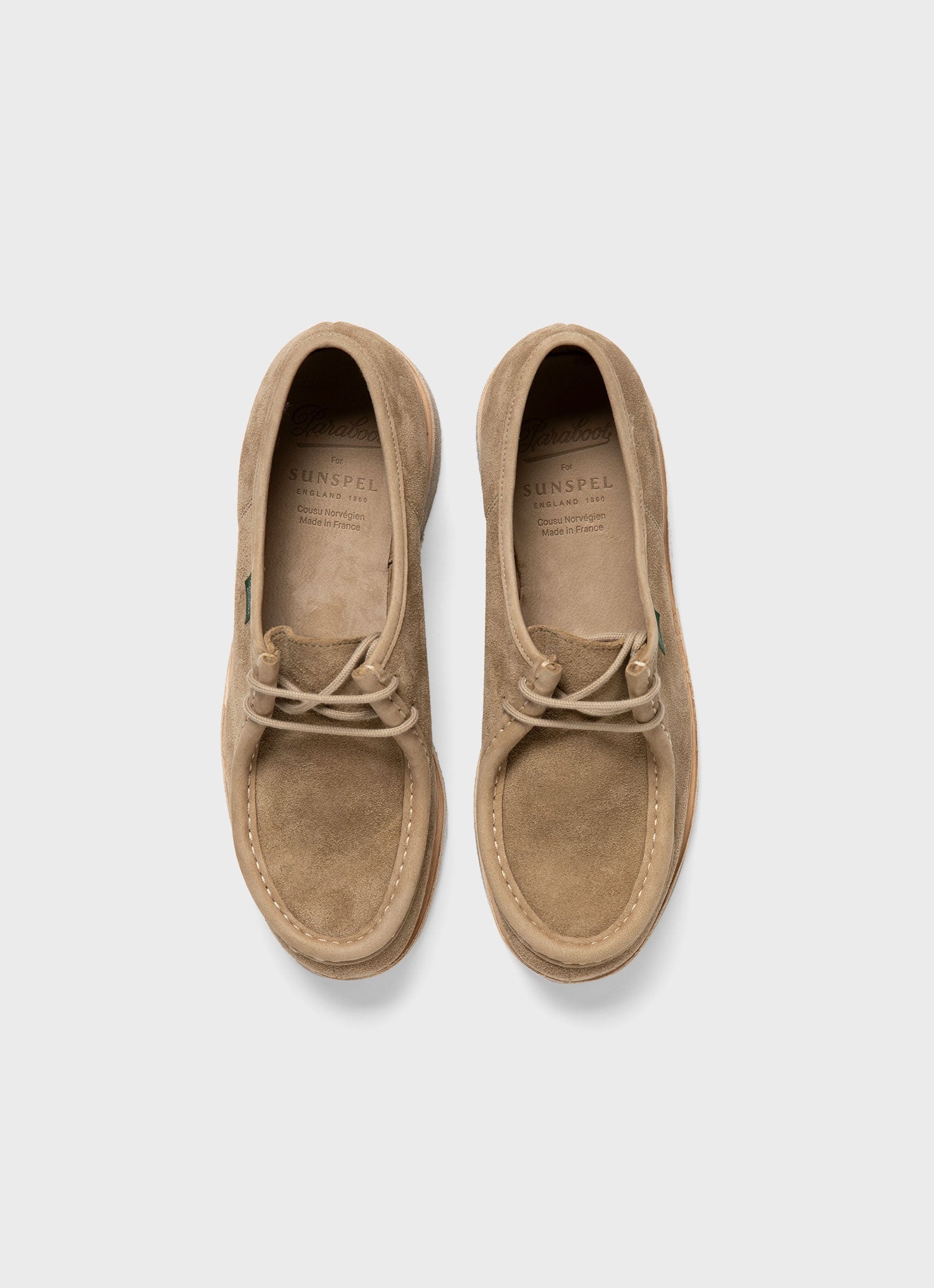 Paraboot x Sunspel Suede Michael Shoe - 4