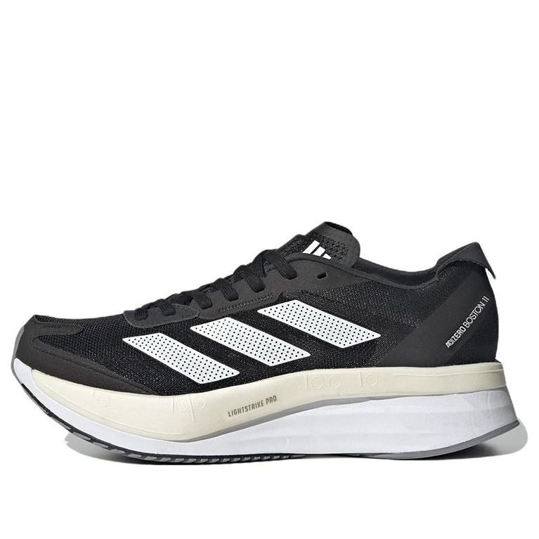 (WMNS) adidas Adizero Boston 11 'Black White' GX6657 - 1