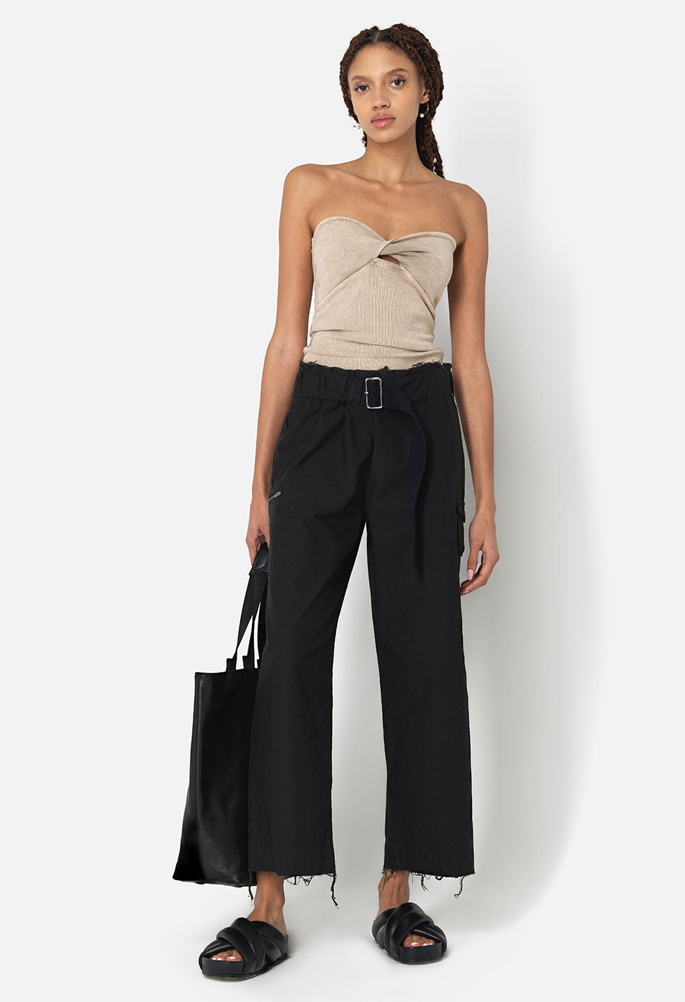 BELTED PANT - 1
