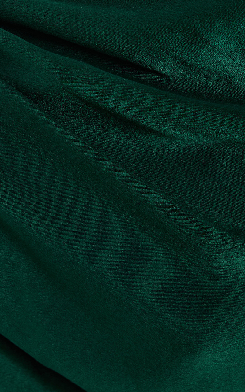 Exclusive The Talia Draped Silk-Satin Maxi Dress 5