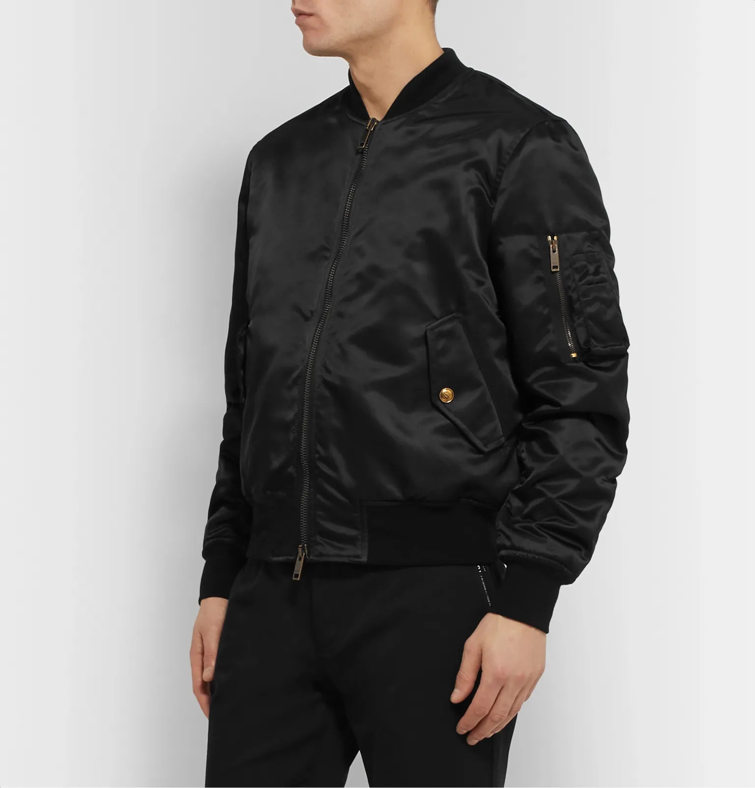 Padded Shell Bomber Jacket - 4