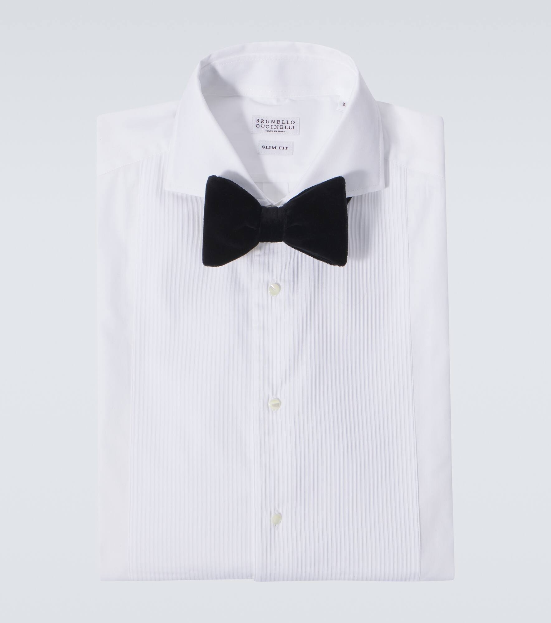 Cotton velvet bow tie - 4