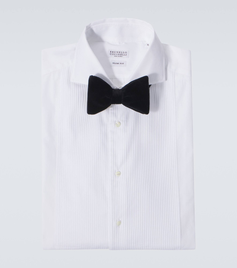 Cotton velvet bow tie 4