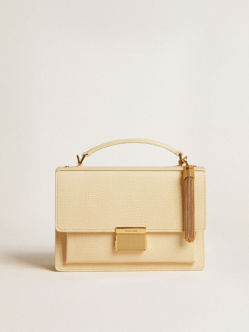 Golden Goose Tassel-shaped charm in antique gold-colored brass outlook