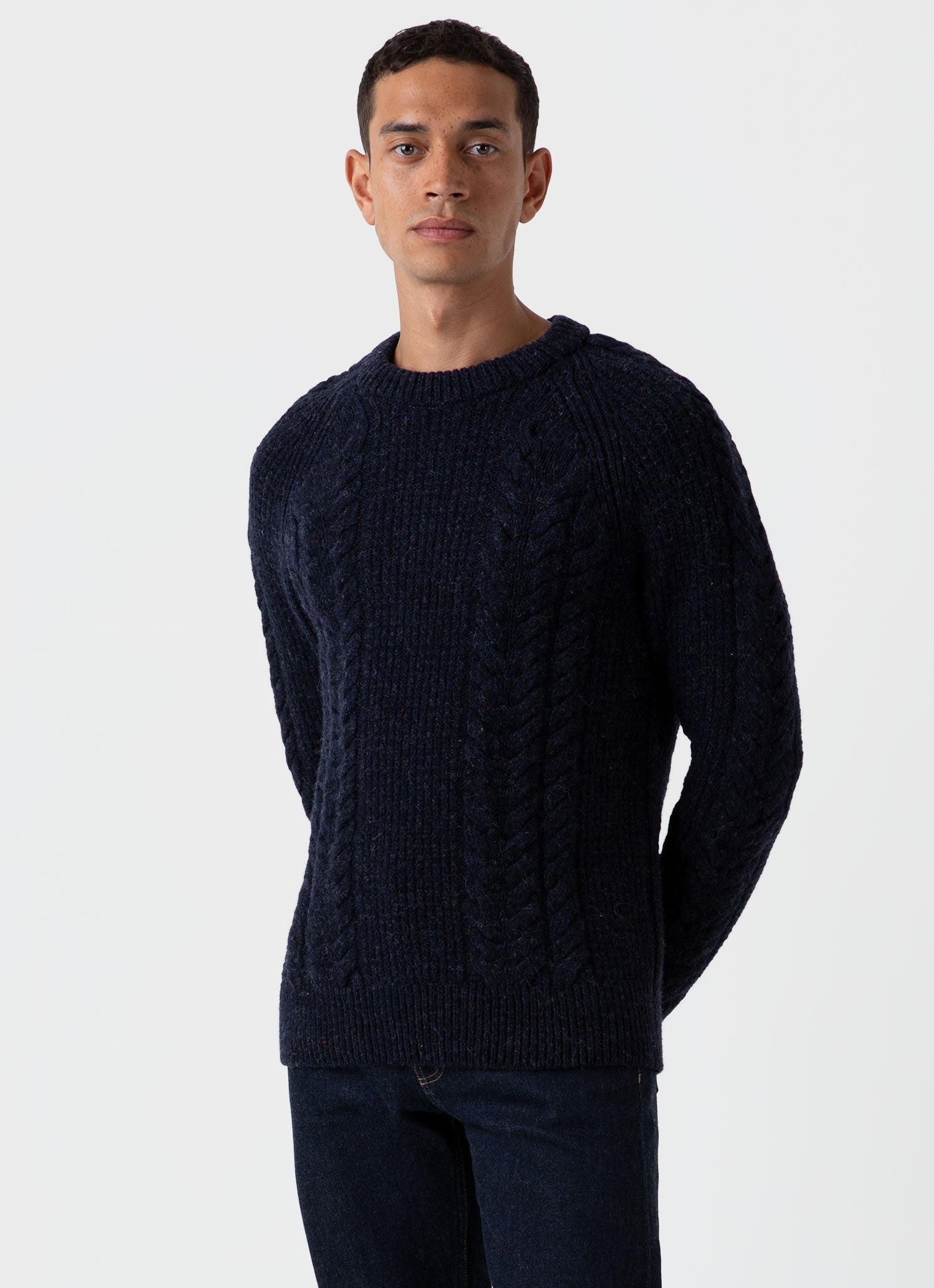Textured Donegal Jumper - 2