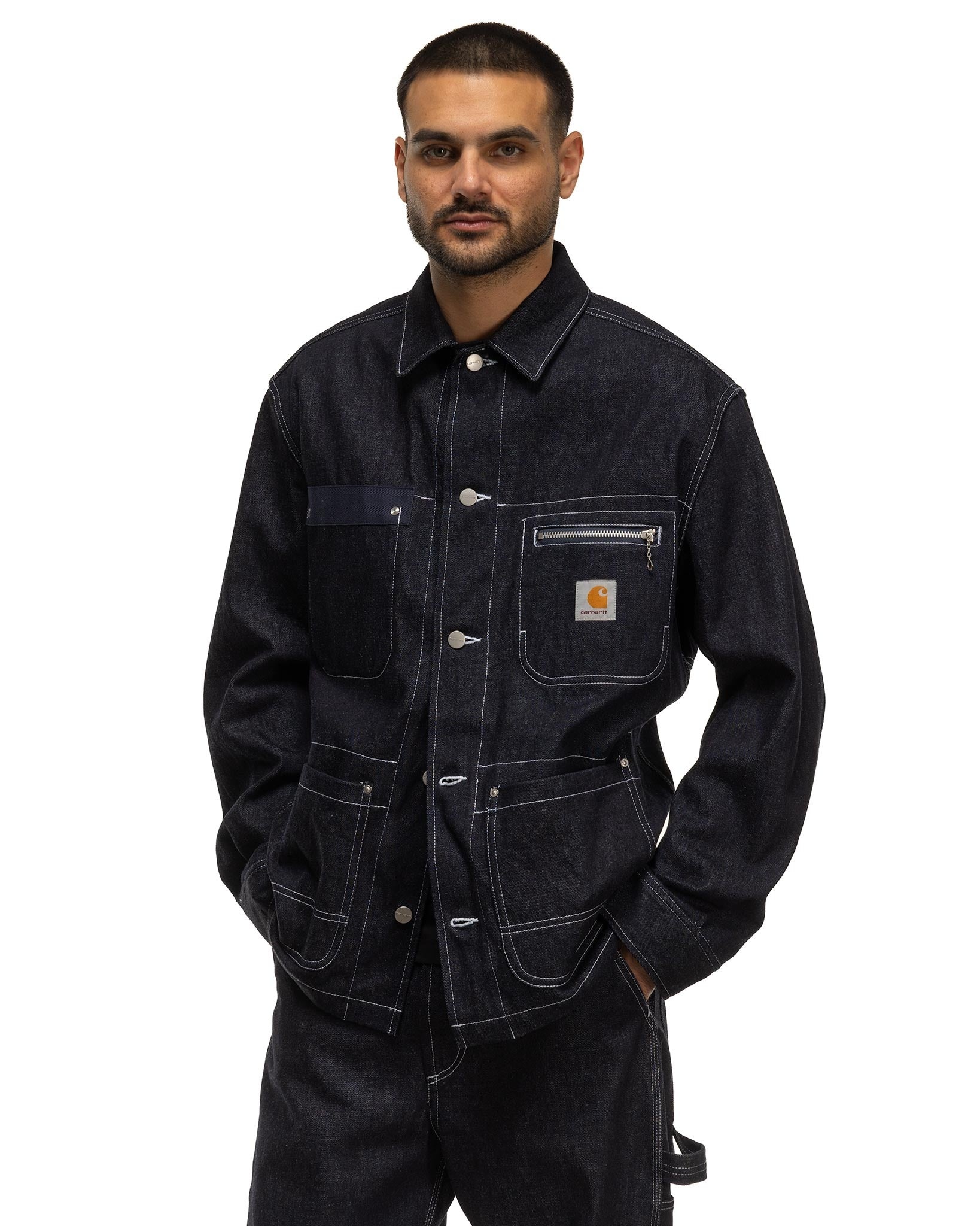 ジャケット・アウター 00s Carhartt BLACK DENIM CHORE COAT Carhartt OG Chore Coat - Heavy Stone Washed Black | Flatspot