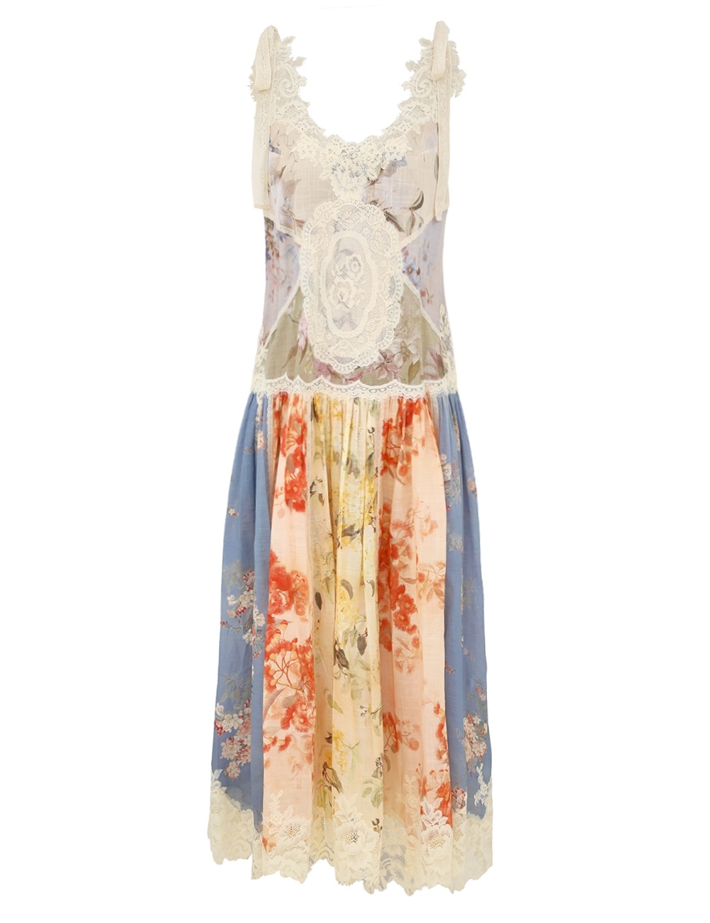 CASCADIAN LACE MIDI DRESS - 1