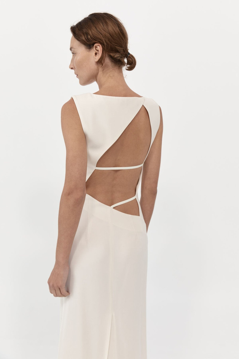 white christmas dresses Bateau Cut Out Dress main image 1