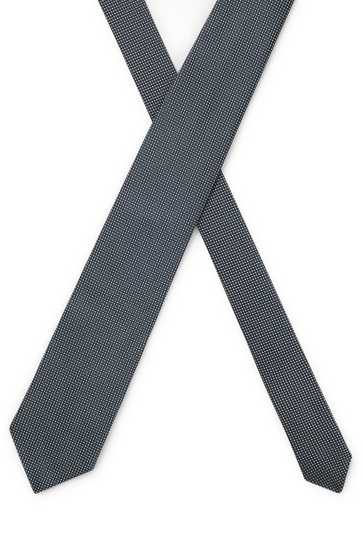 PURE-SILK TIE WITH MICRO PATTERN - 3