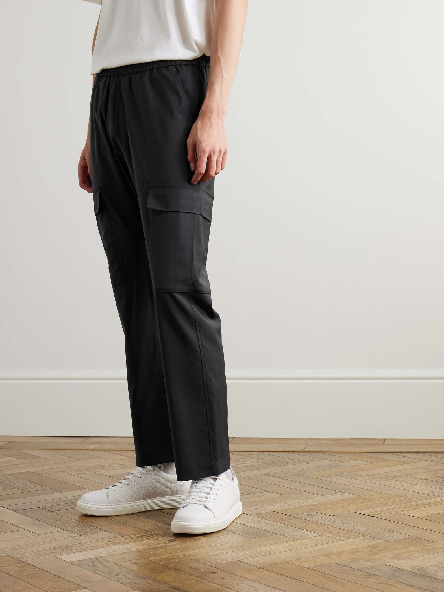 Tagio Straight-Leg Virgin Wool Cargo Trousers - 3