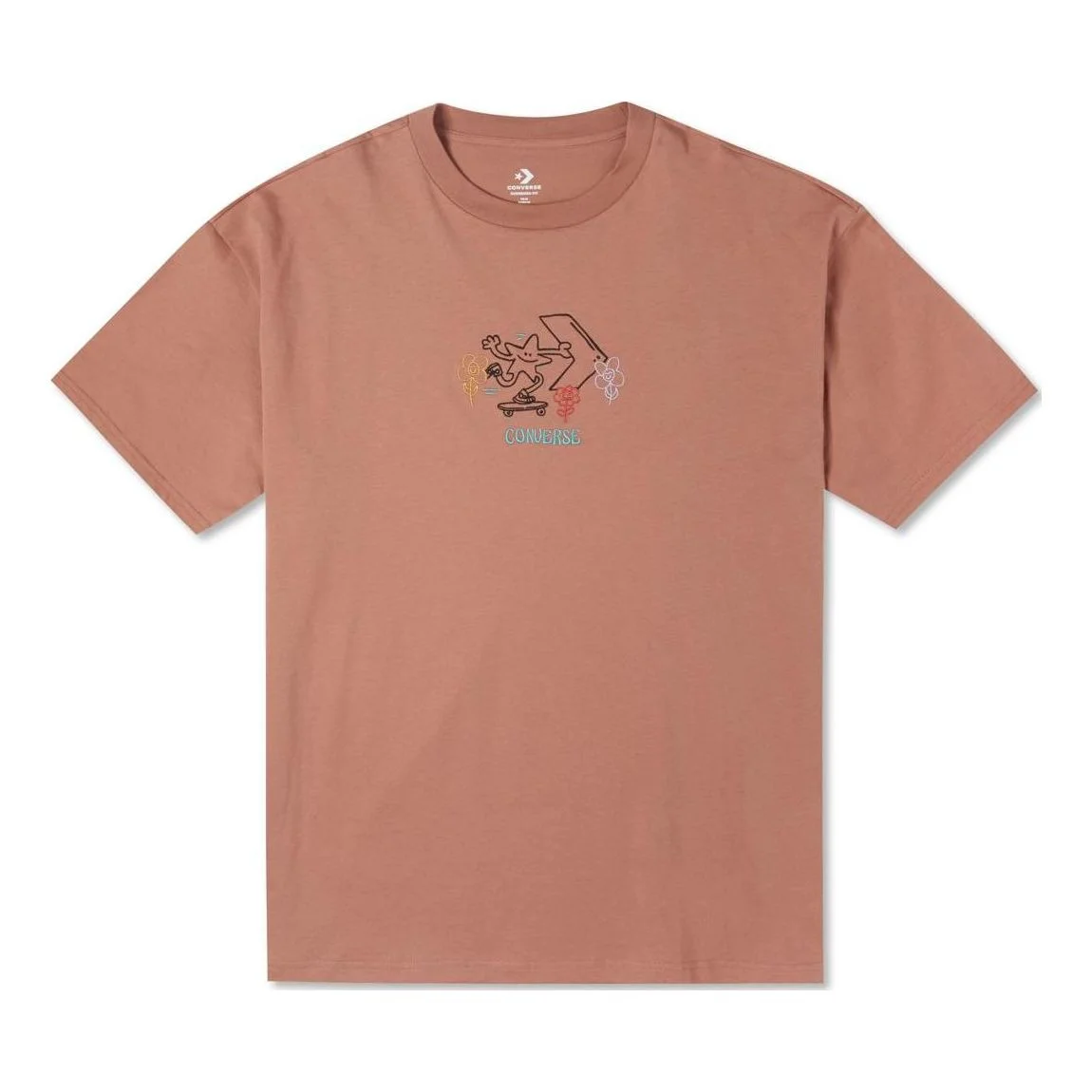구부리기 긴 T-Shirt 'Mineral Clay' 10023267-A04 - 1
