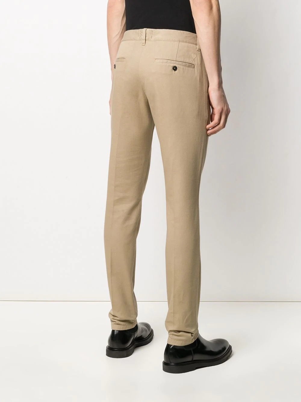 mid-rise chino trousers - 4