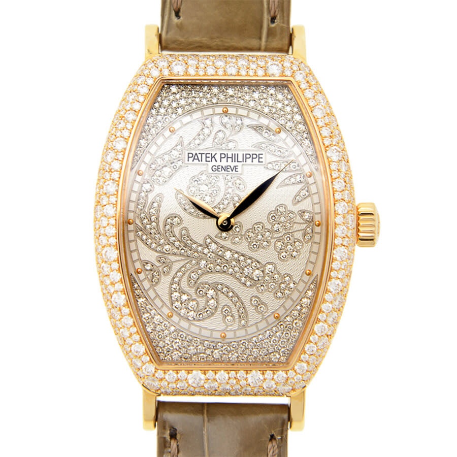 Patek Philippe Gondolo Mechanical Gold and Diamond Dial Ladies Watch 7099R-001 - 2