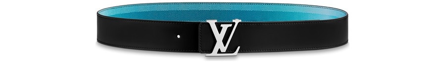 LV Initiales Damier Stripes 40MM Reversible Belt - 4