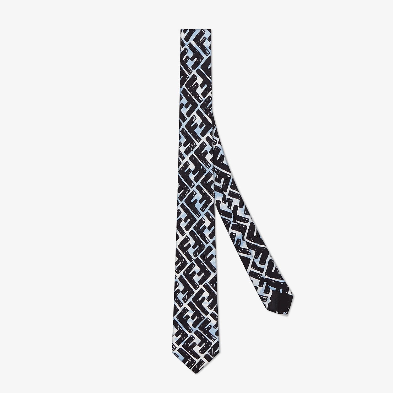 Fendi Roma Joshua Vides silk tie - 1