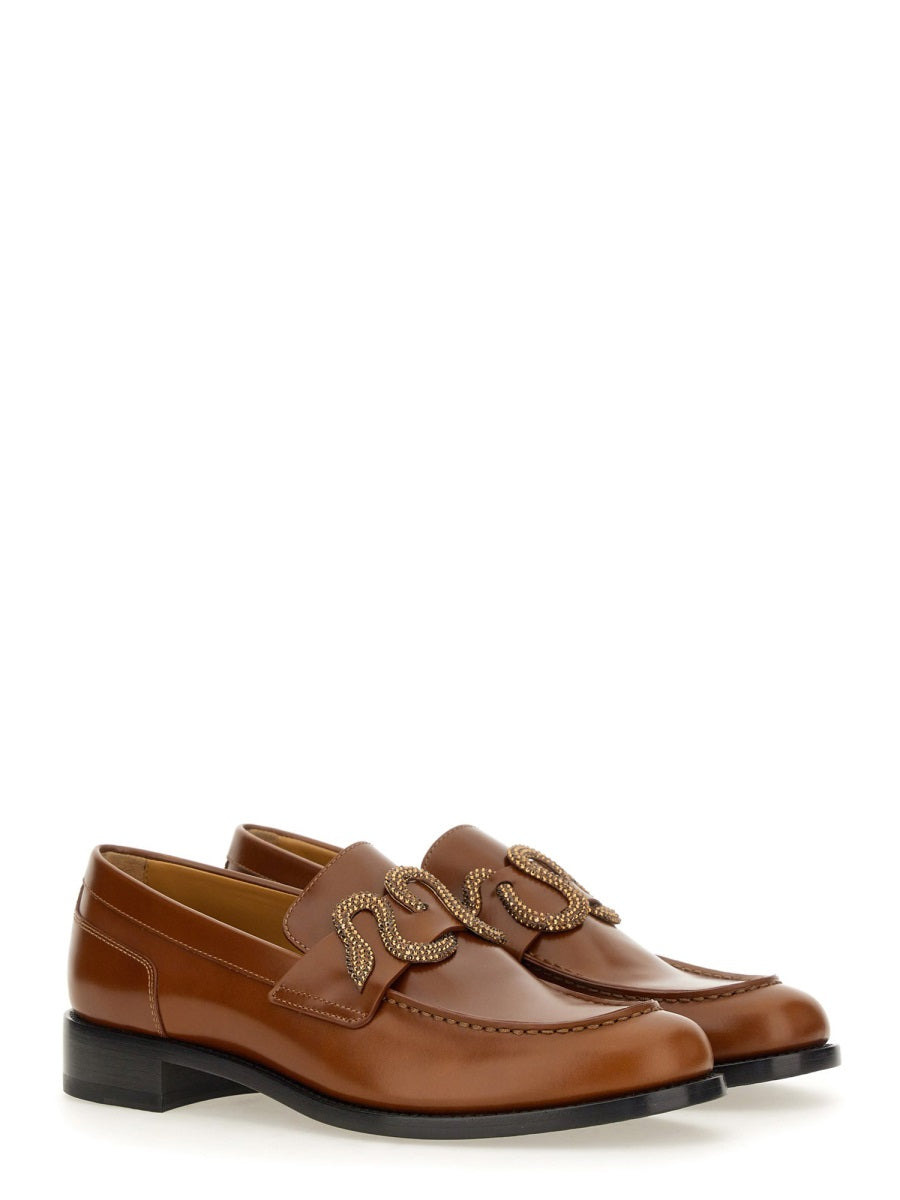 Rene Caovilla Women Leather Loafer - 2