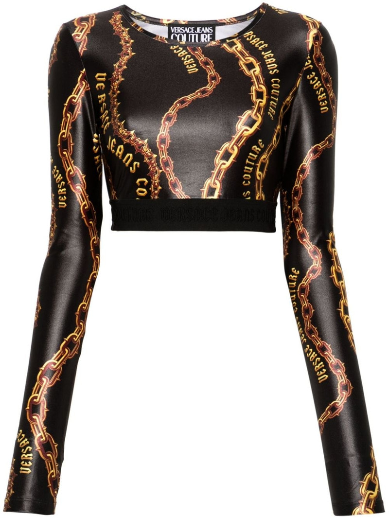 Chain Couture crop top 1